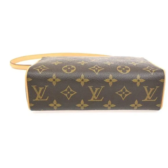 LOUIS VUITTON Recital Shoulder Hand Bag Monogram Leather Brown M51900 50ZA120 - Picture 6 of 15